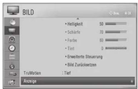 LG 42LE5700 - Auswählen der Auflösung - 1