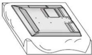 LG 42LE5700 - INSTALLATION DES STANDFUSSES - 1