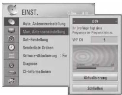 LG 42LE5700 - MANUELLE PROGRAMMEINSTELLUNG BEI ANTENNENBETRIEB (IM DIGITALMODUS) - 3