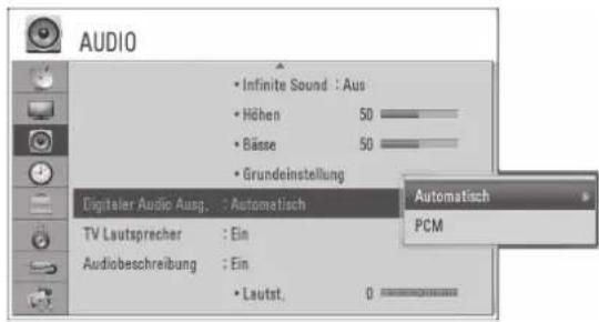LG 42LE5700 - AUSWÄHLEN DES DIGITALEN AUDIOAUSGANGS - 1