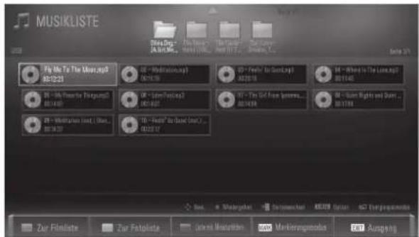 LG 42LE5700 - Musikauswahl - 1
