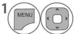 LG 42LE5700 - ■ Mit Hilfe der MENU-Taste - 1