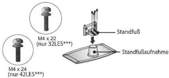 LG 42LE5700 - INSTALLATION DES STANDFUSSES - 2