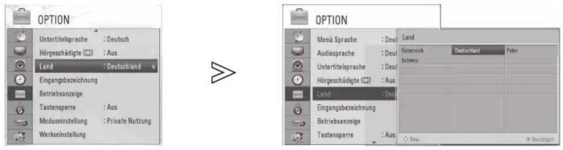 LG 42LE5700 - AUSWÄHLEN DES LANDES. - 1