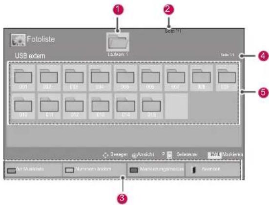 LG 60PZ551 - Durchsuchen von Dateien - 2