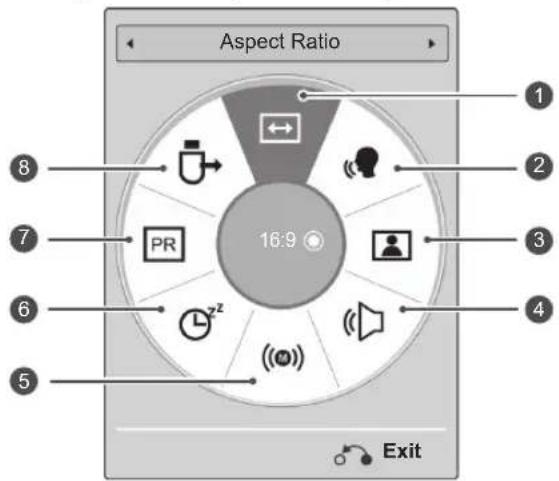 LG 60PZ550T - Using the quick menu - 1
