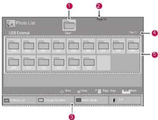LG 50PZ250A - Browsing files - 2