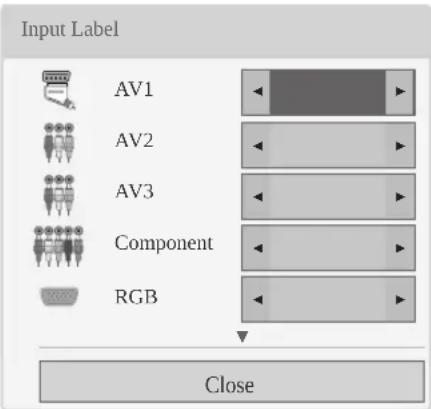 LG 50PZ250A - Adding an Input label - 1
