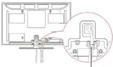 LG 50PW451A - Tidying cables - 1