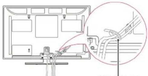 LG 50PV350T - Tidying cables - 2