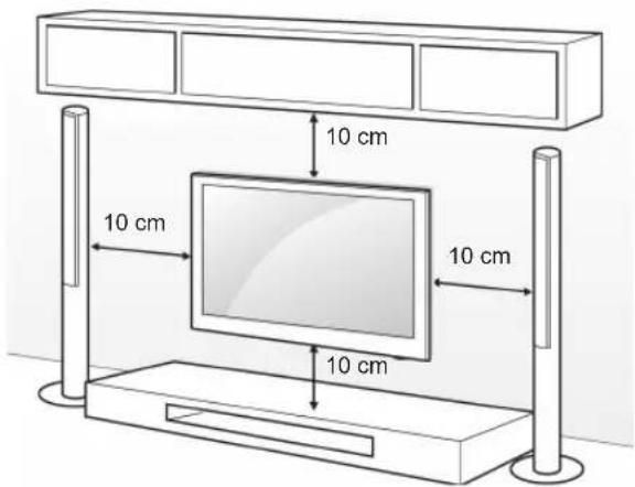 LG 50PV250A - Mounting on a wall - 1