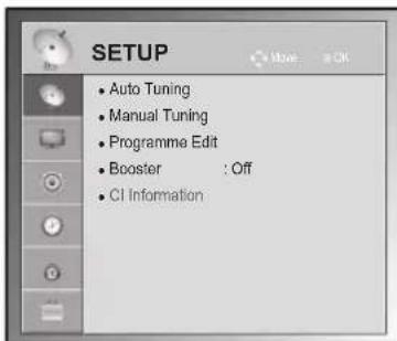 LG 50PV250A - SETUP settings - 1