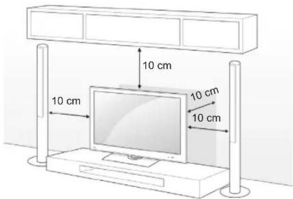 LG 50PV250A - Mounting on a table - 1