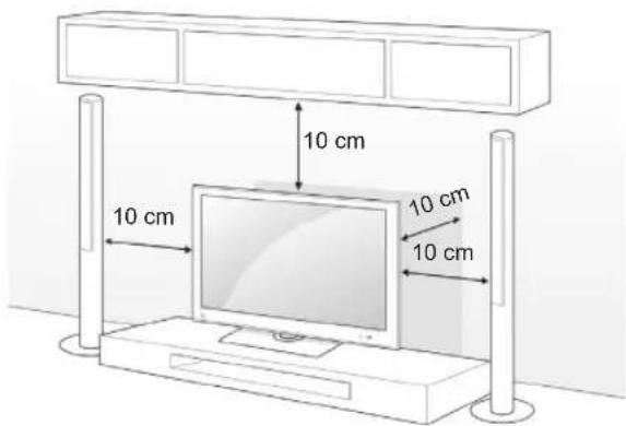 LG 50PT353A - Mounting on a table - 1