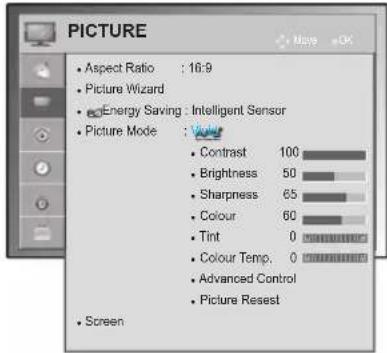 LG 47LW540U - PICTURE settings - 1