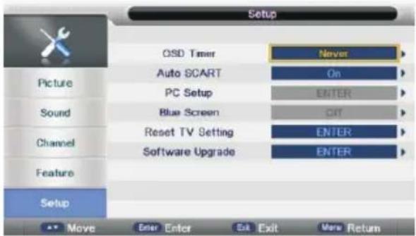 TV Star LED24FV1 - Setup Menu - 1