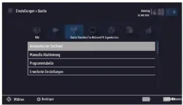 GRUNDIG Fine Arts 65 FLX 9690 SP - Digitale Programme eines Satelliten automatisch aktualisieren - 1