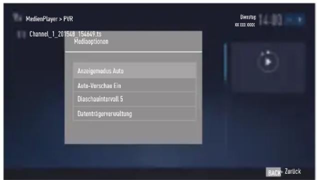 GRUNDIG Fine Arts 65 FLX 9690 SP - Menü anwählen - 1