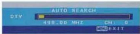 AUTO SEARCH DTV 498.00 MHz CH: 0 NEW EXIT