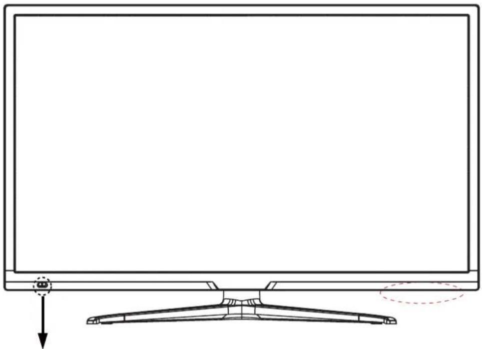 DENVER LED-3264DVBTS - Vorderansicht - 1