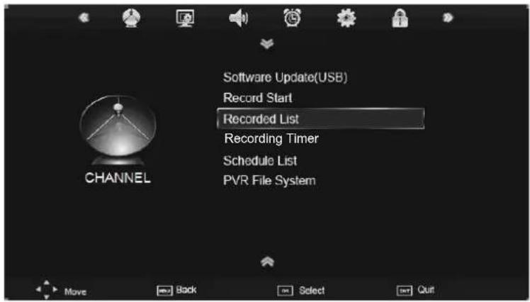 LENCO DVL-2750 - PVR Einstellungen - 1