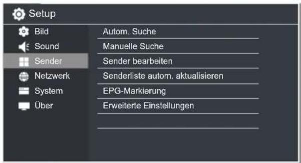 HISENSE LTDN55XT810XWSEU3D - Sendermenü - 1
