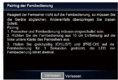 HISENSE LTDN55XT770WXSEU3D - Fernbedienung mit Fernseher abgleichen - 1
