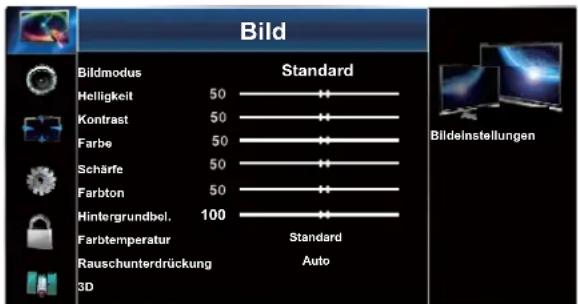 HISENSE LTDN55XT770WXSEU3D - Bildmenü - 1