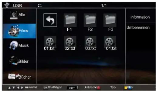 HISENSE LTDN55XT770WXSEU3D - Videos sehen - 1