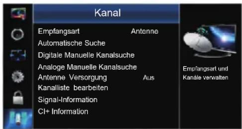 HISENSE LTDN50K660RWSEU3D - Empfangsart ist auf Antenne eingestellt - 1