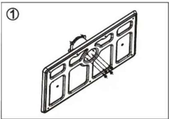 HISENSE LTDN50K300XSEU3D - Standfuß montieren - 1