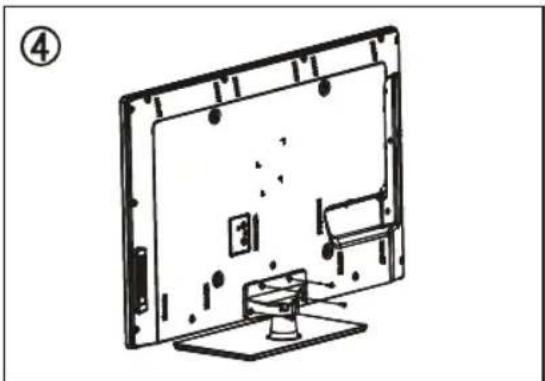 HISENSE LTDN50K300XSEU3D - Standfuß montieren - 4