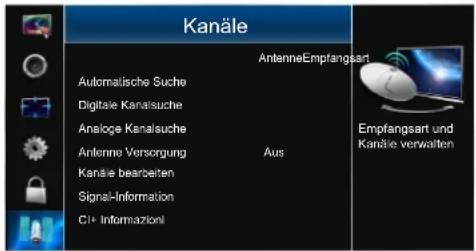 HISENSE LTDN50K160WSGEU - Empfang über die TV Antenne - 1