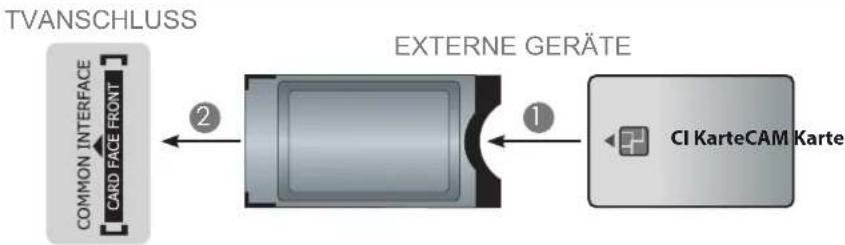 HISENSE LTDN50K160WSGEU - Verbindung eines Common Access Module (CAM) - 1