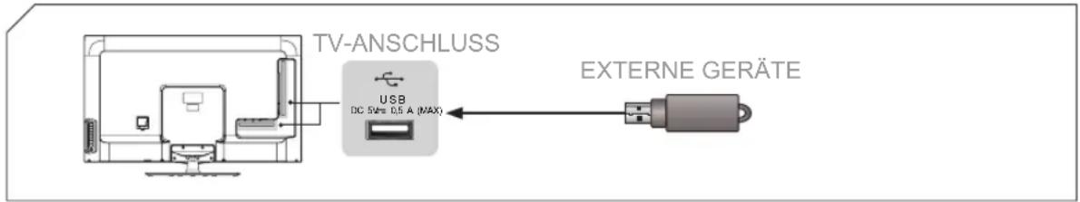 HISENSE LTDN39K610XWSEU3D - USB-Speichermedium anschließen - 1