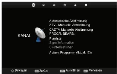 HISENSE LTDN40D36SEU - Kanalmenü (DVB-C) - 1