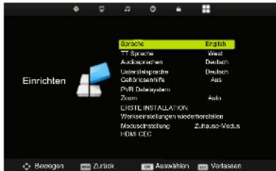 HISENSE LTDN40D36SEU - Einstellungsmenü - 1