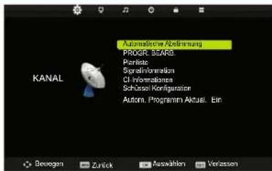 HISENSE LTDN40D36SEU - Kanalmenü - 1