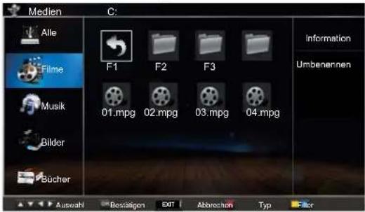 HISENSE LHD29K300WSEU - Videos sehen - 1