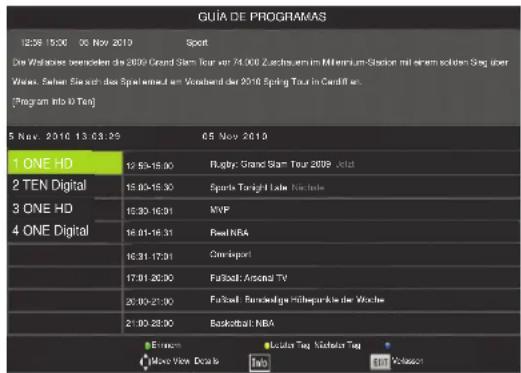 HISENSE LHD32D33SEU - EPG-Menü - 1