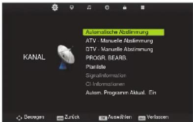 HISENSE LHD32D33SEU - Kanalmenü (DVB-T) - 1