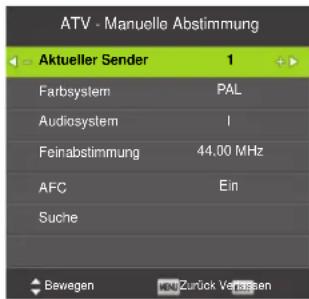 HISENSE LHD32D33SEU - ATV Manuelle Abstimmung - 1