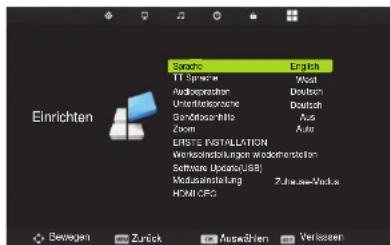 HISENSE LHD32D33SEU - Einstellungsmenü - 1