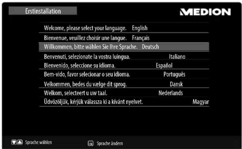 MEDION MD 30800 LIFE P15180 - Nach dem ersten Einschalten - 1