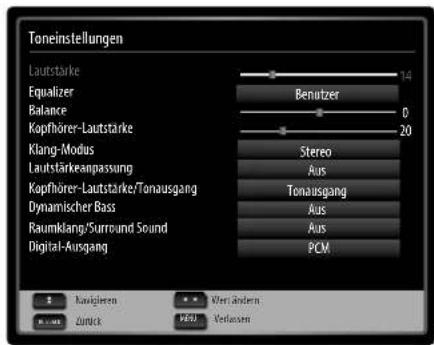 MEDION MD 30637 LIFE P15125 - Menü Ton - 1