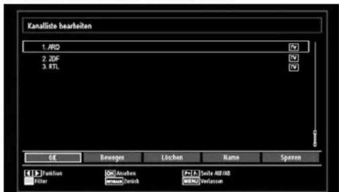 MEDION MD 30486 P15068 - Kanalliste bearbeiten - 2