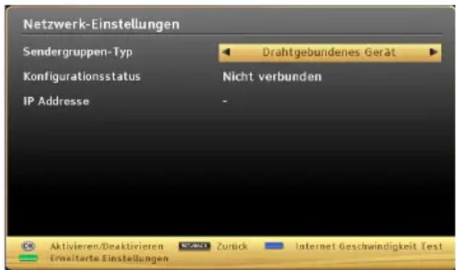 DUAL DLED 32RW185 - Konfiguration der kabelgebundenen Geräte-Einstellungen - 1