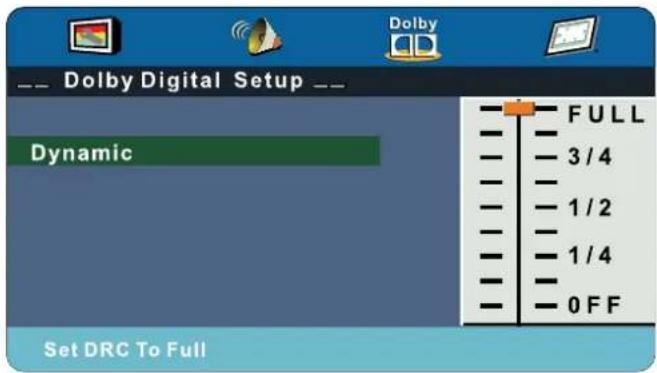 DUAL 3270-LED - Customizing Dolby Digital Setup Settings - 1