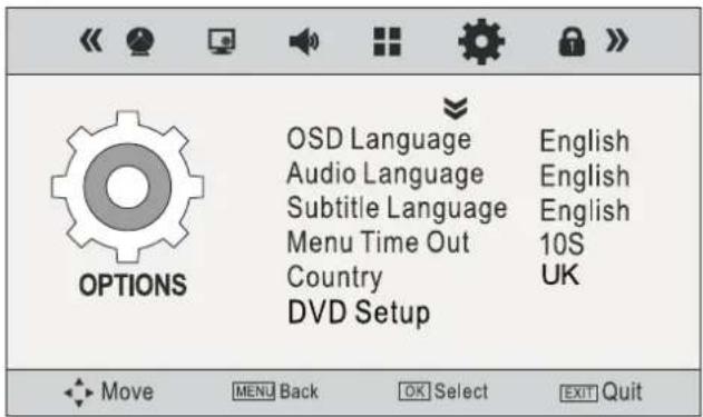 DUAL 3270-LED - Customizing the OPTIONS Settings - 1