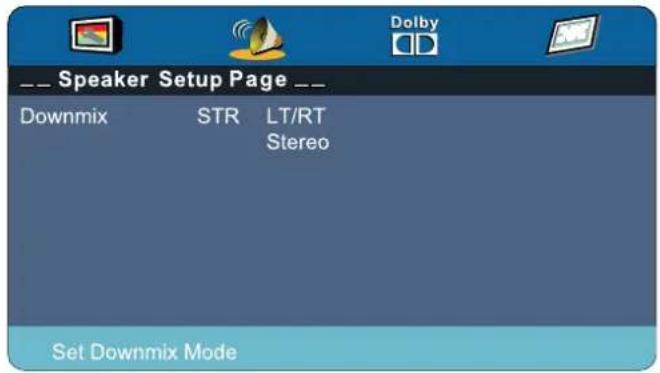 DUAL 3270-LED - Customizing Speaker Setup Page Settings - 1